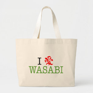 Grand Tote Bag I Love Wasabi