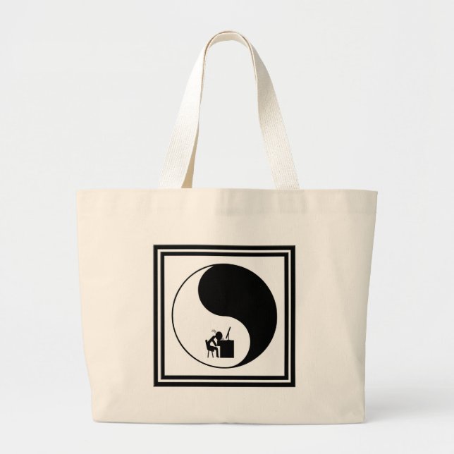 Grand Tote Bag Icône principale de bureau (Devant)