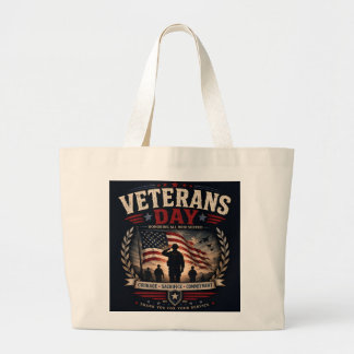 Grand Tote Bag Idée de cadeau pour vétéran militaire - Appreciati