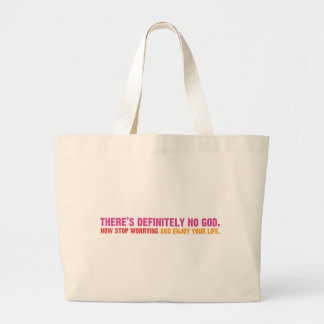 Grand Tote Bag Il n'y a certainement aucun Dieu