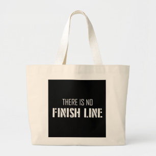 Grand Tote Bag Il N'Y A Pas De Ligne De Fin