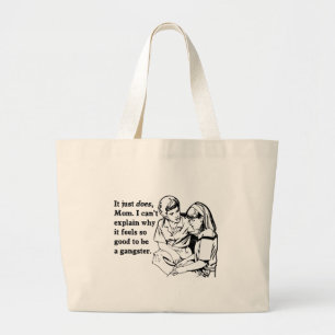 Grand Tote Bag il se sent bien d'être un gangsta de bandit