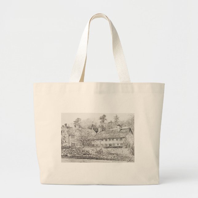 Grand Tote Bag Île de Mottistone Hall du Wight R-U 2008 (Devant)