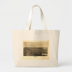 Grand Tote Bag Île le comté d'Aroostook Maine (1894) de Presque