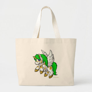 Grand Tote Bag Île volant Uni au-dessus de l'île de mystère