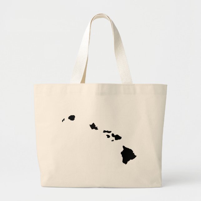 Grand Tote Bag Îles hawaïennes (Devant)