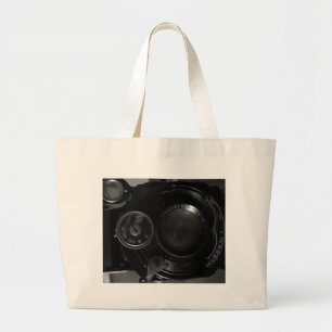 Grand Tote Bag Impression Caméra classique