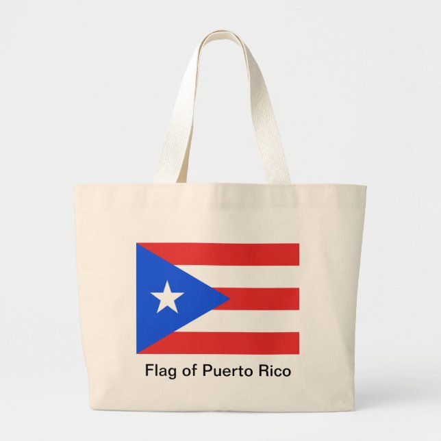 Grand Tote Bag Indicateur Porto Rico (Devant)