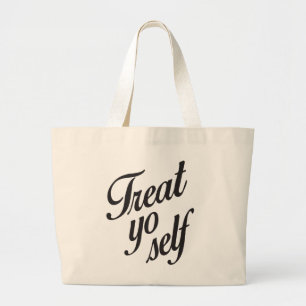 Grand Tote Bag Individu de yo de festin
