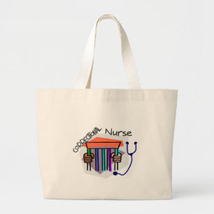 Grand Tote Bag Infirmière correctionnelle (de prison de prison)