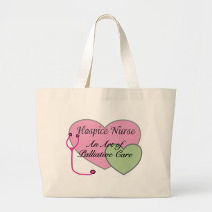 Grand Tote Bag Infirmière d'hospice un art des soins palliatifs