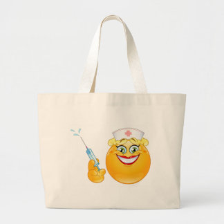 Grand Tote Bag infirmière émoji