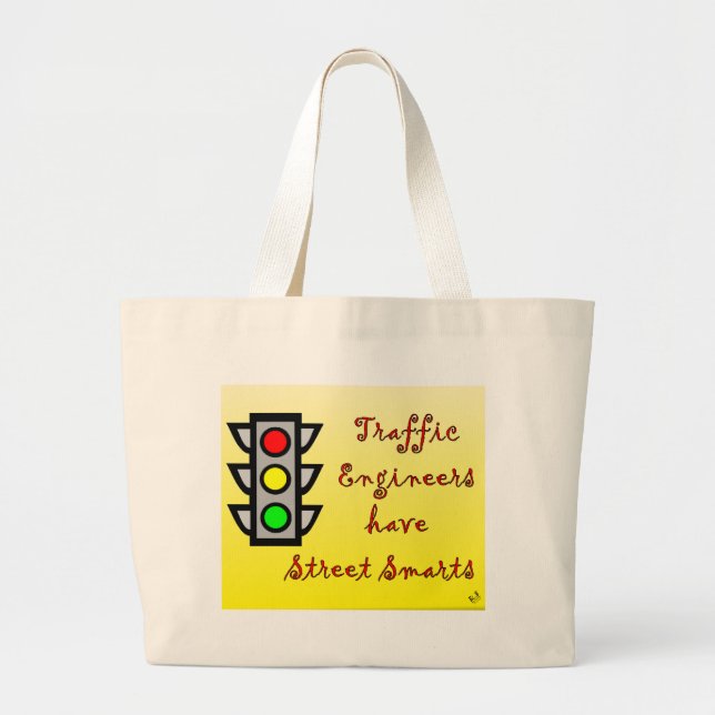 Grand Tote Bag Ingénieur du trafic (Devant)