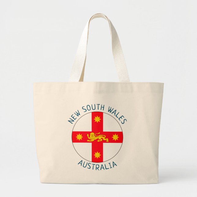 Grand Tote Bag Insigne de la Nouvelle-Galles du Sud, Australie (Devant)