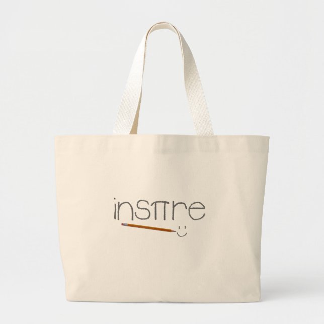 Grand Tote Bag Inspirez les maths (Devant)