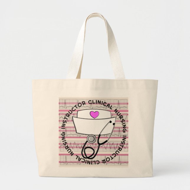 Grand Tote Bag Instructeur clinique Fourre-tout (Devant)