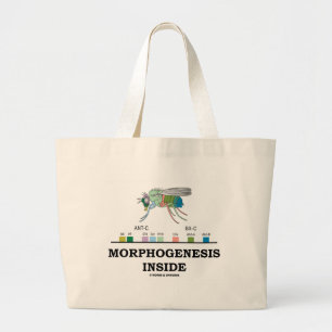 Grand Tote Bag Intérieur de morphogénèse (gènes de drosophile de