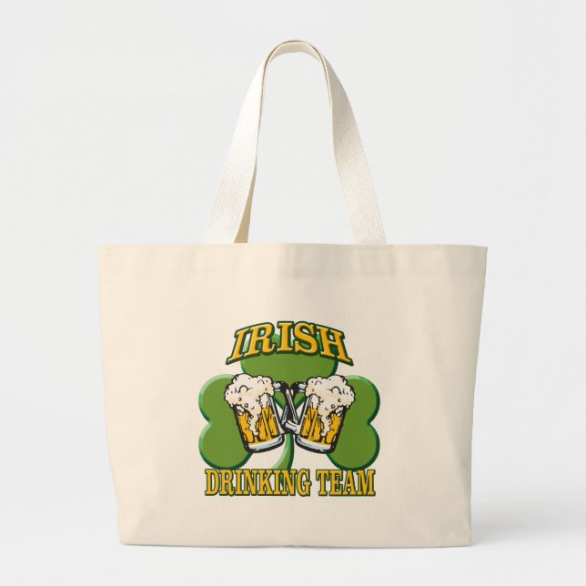 Grand Tote Bag Irish Drinking Team (Devant)