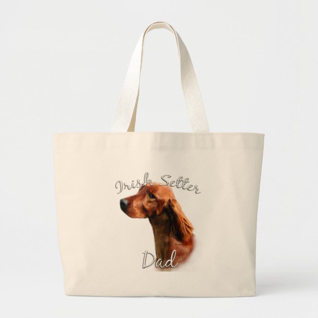 Grand Tote Bag Irish Setter Dad 2 (Devant)