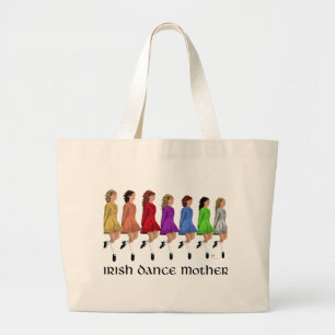 Grand Tote Bag Irish Step Dance Mother - Rainbow Line