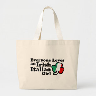 Grand Tote Bag Irlandaise italienne fille
