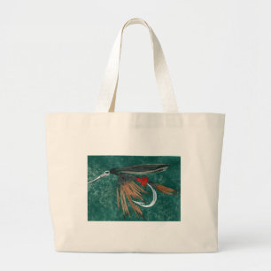 Grand Tote Bag "Iron Blue Dun" Wet Fly Jumbo Fourre-tout