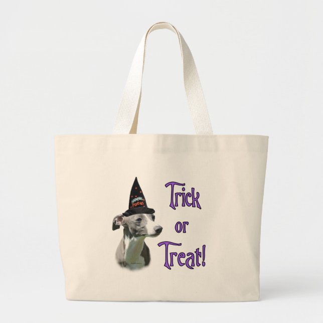 Grand Tote Bag Italien Greyhound Trick (Devant)