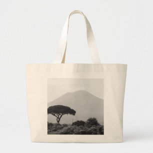 Grand Tote Bag Italy Souvenir from Mount Vesuvius Volcano