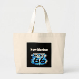 Grand Tote Bag itinéraire 66 du Nouveau Mexique