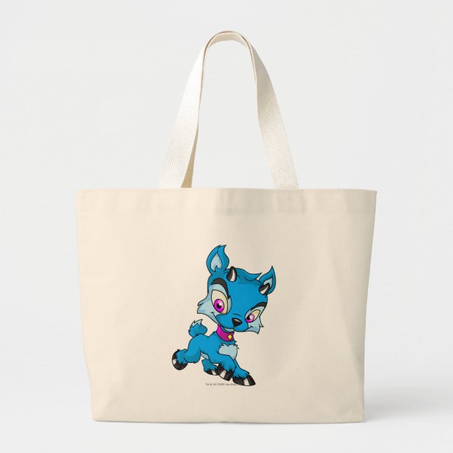 Grand Tote Bag Ixi bleu (Devant)