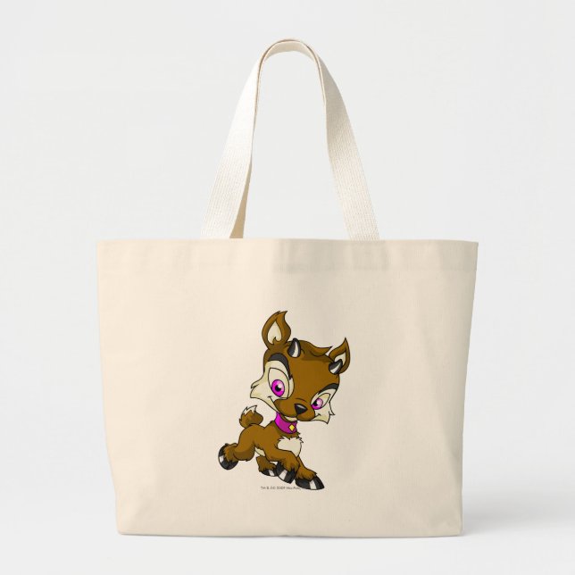Grand Tote Bag Ixi brun (Devant)