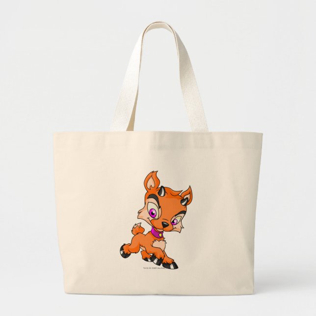 Grand Tote Bag Ixi orange (Devant)