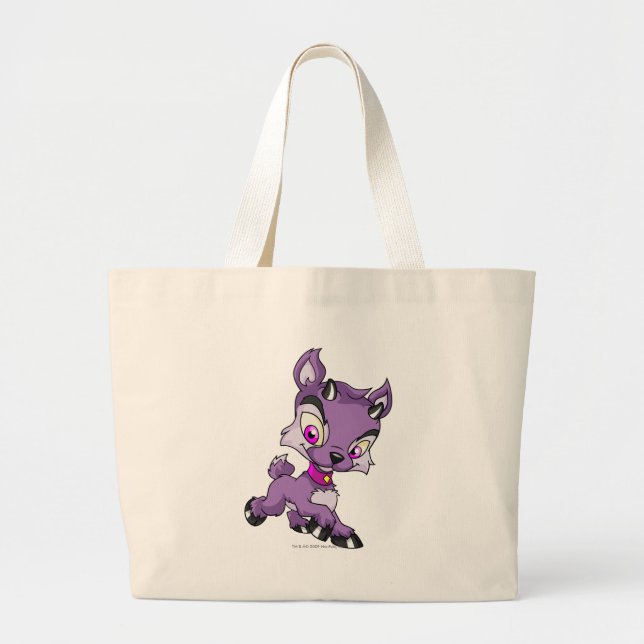 Grand Tote Bag Ixi pourpre (Devant)