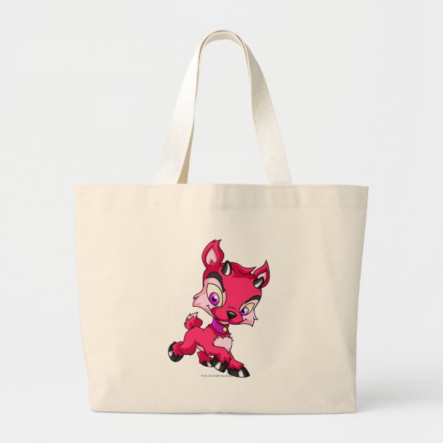 Grand Tote Bag Ixi rouge (Devant)