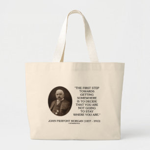 Grand Tote Bag J.P. Première étape de Morgan vers obtenir quelq
