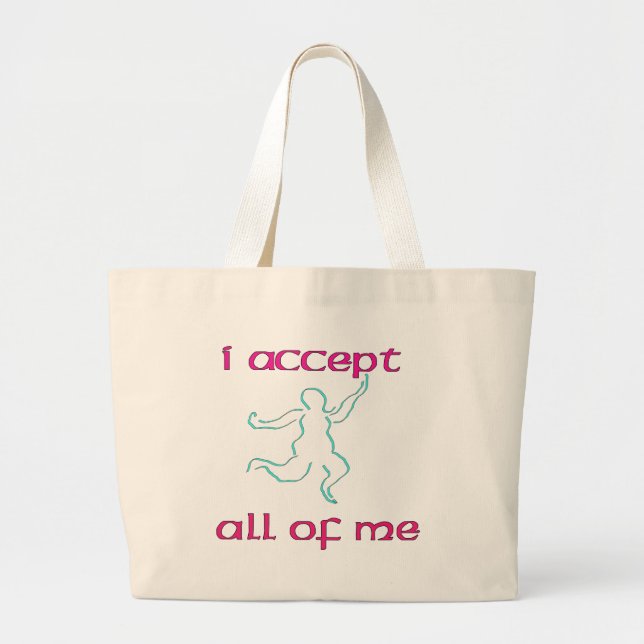 Grand Tote Bag J'accepte tous 1 (Devant)