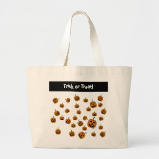 Grand Tote Bag Jack O'Lanterns arrière - plan