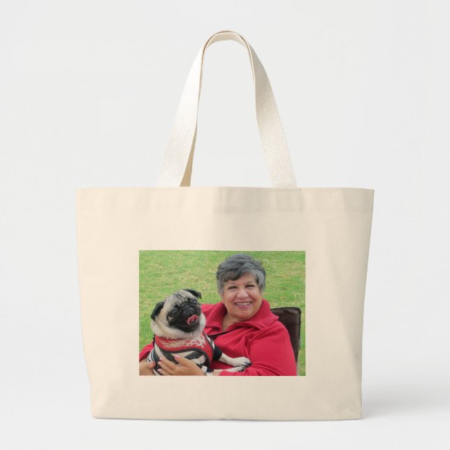Grand Tote Bag Jacki M et Sid (Devant)