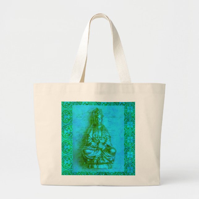 Grand Tote Bag Jade Kwan Yin (Devant)