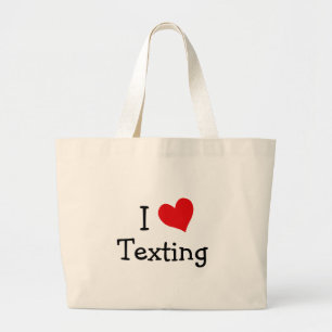 Grand Tote Bag J'adore les SMS