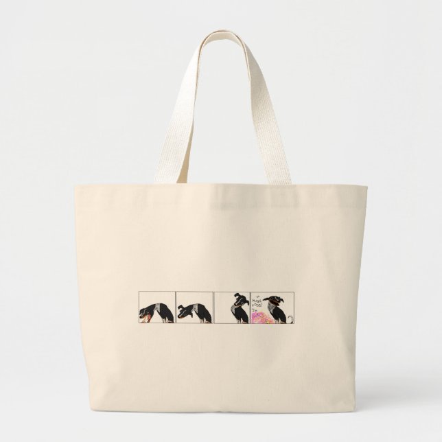 Grand Tote Bag "J'ai fait la nourriture " (Devant)