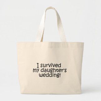 Grand Tote Bag J'ai survécu au mariage de ma fille