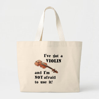 Grand Tote Bag J'ai un violon