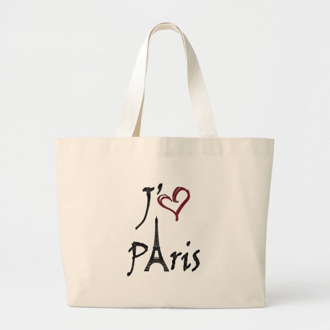 Grand Tote Bag j'aime (Devant)