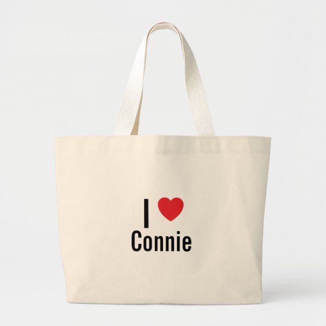 Grand Tote Bag J'aime Connie (Devant)