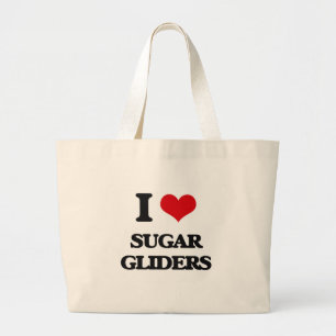 Grand Tote Bag J'aime des planeurs de sucre