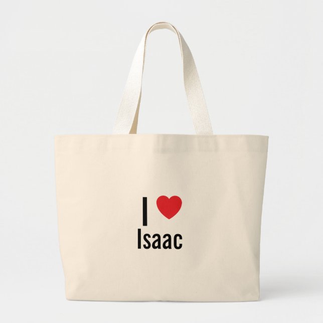 Grand Tote Bag J'aime Isaac (Devant)