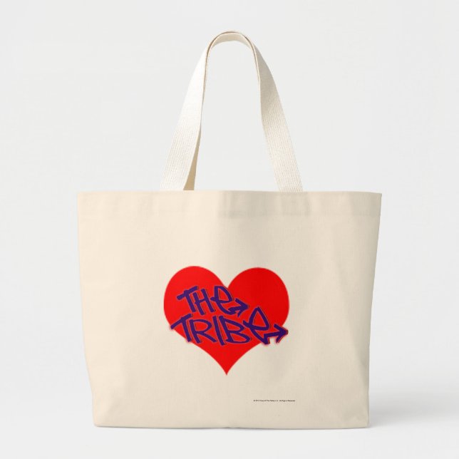 Grand Tote Bag J'aime la tribu (Devant)