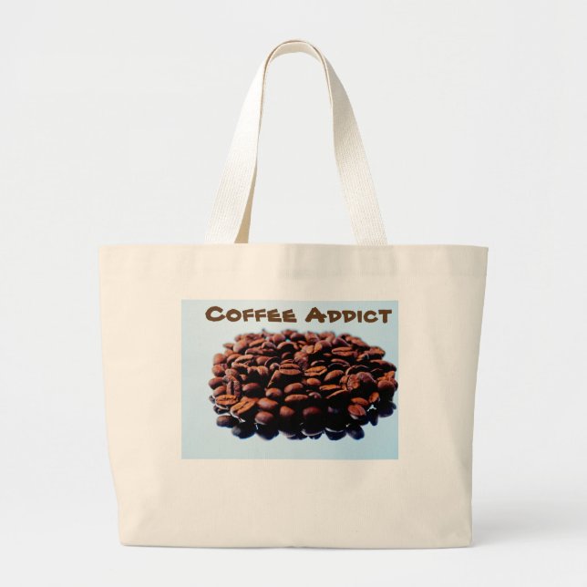 Grand Tote Bag J'aime l'arome du café (Devant)