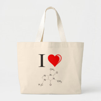 Grand Tote Bag J'aime le café